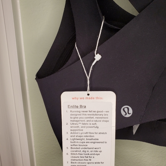 NWT LULULEMON ENLITE BRA SIZE 34B - Picture 6 of 7